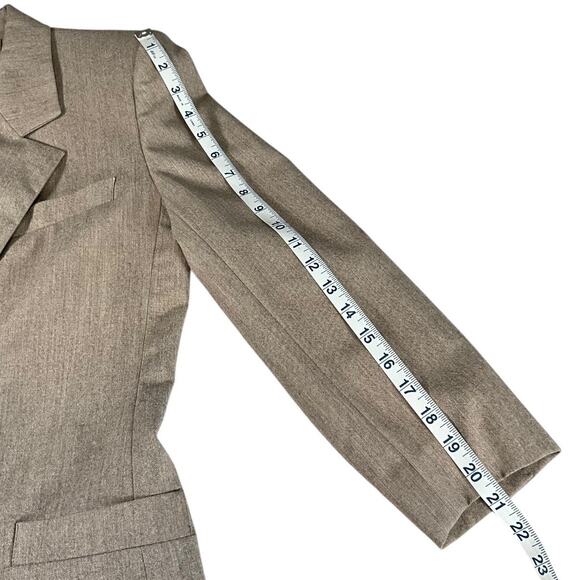 Saville 100% Wool Blazer Size 6 Double-Breasted Fully Lined Classic Tailored - Picture 14 of 14